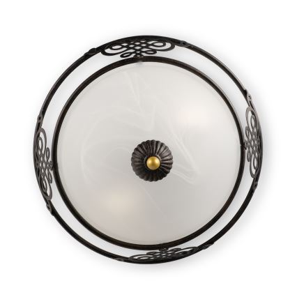 BRILAGI - Φωτιστικό οροφής FRESCO 3xE27/40W/230V Ø 48 εκ. καφέ