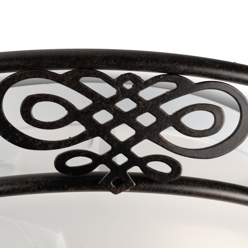BRILAGI - Φωτιστικό οροφής FRESCO 3xE27/40W/230V Ø 48 εκ. καφέ