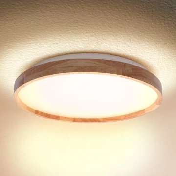 Brilagi - Φωτιστικό οροφής LED ALSON LED/24W/230V Ø 29,5 cm δρυς