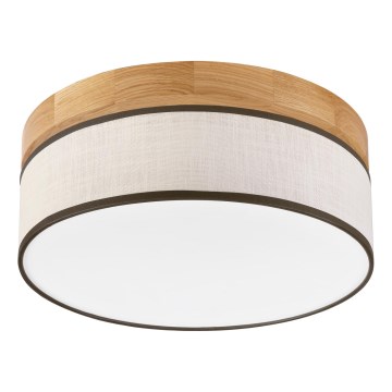 Brilagi - Φωτιστικό οροφής LED BELLADONNA LED/20W/230V Ø 30 cm κρεμ/δρυς