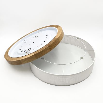 Brilagi - Φωτιστικό οροφής LED BELLADONNA LED/36W/230V Ø 50 cm λευκό/δρυς