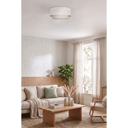 Brilagi - Φωτιστικό οροφής LED BOHO ECO 1xE27/10W/230V Ø 40 cm κρεμ