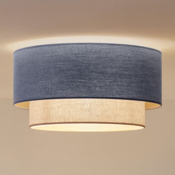 Brilagi - Φωτιστικό οροφής LED BOHO ECO 1xE27/10W/230V Ø 40 εκ. μπλε/κρεμ