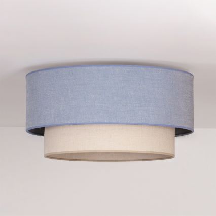 Brilagi - Φωτιστικό οροφής LED BOHO ECO 1xE27/10W/230V Ø 40 εκ. μπλε/κρεμ