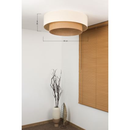 Brilagi - Φωτιστικό οροφής LED BOHO STYLE 3xE27/15W/230V διάμ. 80 cm