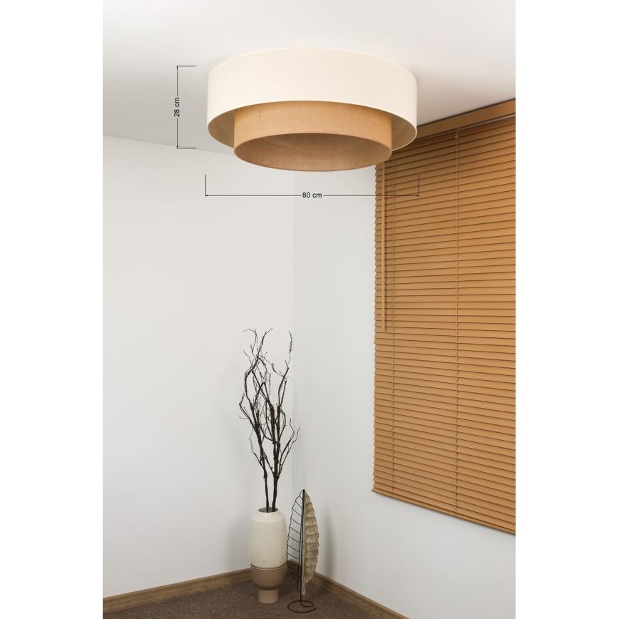 Brilagi - Φωτιστικό οροφής LED BOHO STYLE 3xE27/15W/230V διάμ. 80 cm