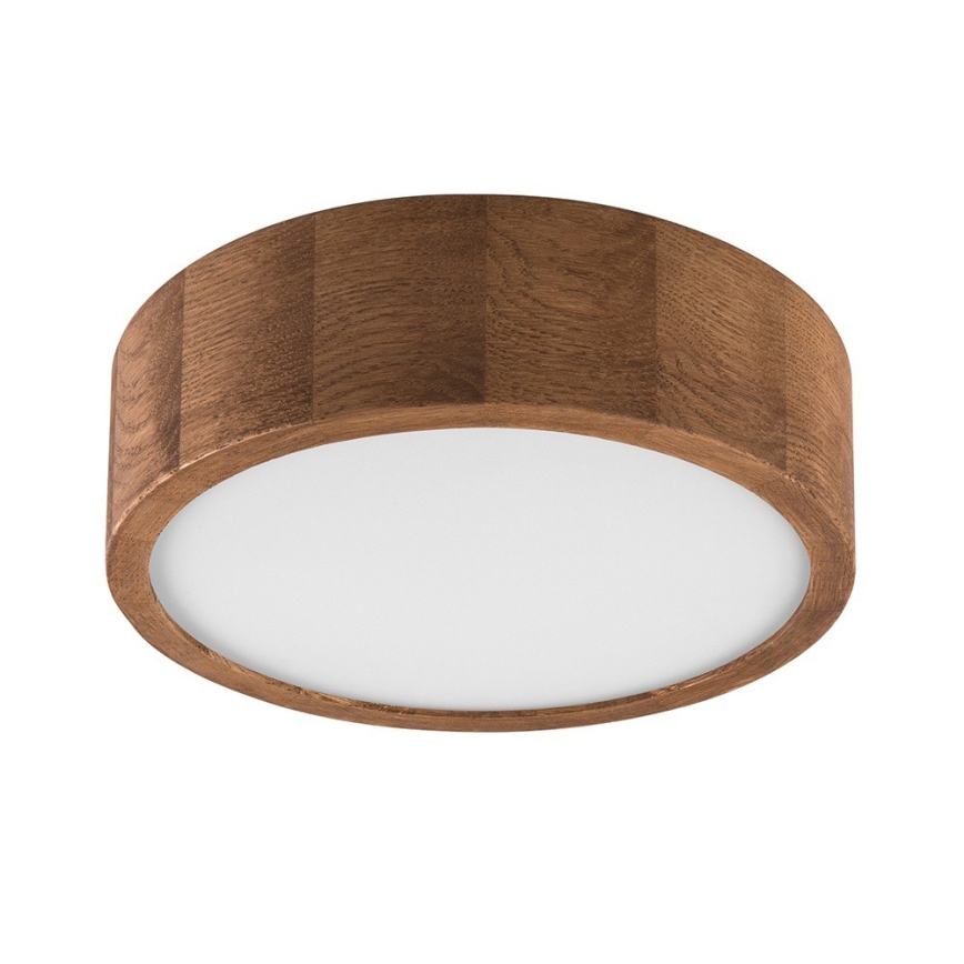 Brilagi - Φωτιστικό οροφής LED CARVALHO 1xE27/15W/230V σε απόχρωση δρυς/κερασιά, διάμ. 27 εκ.