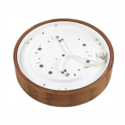 Brilagi - Φωτιστικό οροφής LED CARVALHO 2xE27/15W/230V, φινίρισμα δρυός-κερασιάς, Ø 37 cm