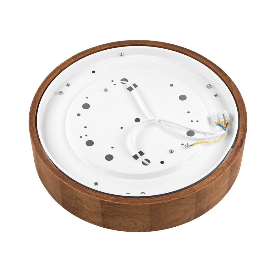 Brilagi - Φωτιστικό οροφής LED CARVALHO 2xE27/15W/230V, φινίρισμα δρυός-κερασιάς, Ø 37 cm