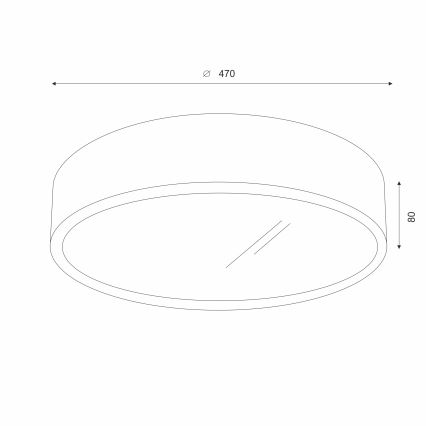 Brilagi - Φωτιστικό οροφής LED CARVALHO 3xE27/15W/230V, φινίρισμα δρυς-κεράσι, Ø 47 εκ.