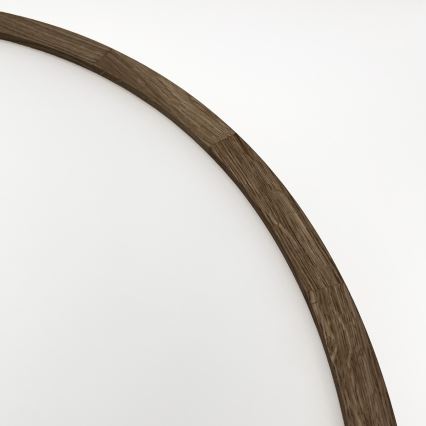 Brilagi - Φωτιστικό οροφής LED CARVALHO 4xE27/60W/230V σε απόχρωση δρυός/καρυδιάς, διάμετρος 57,5 cm