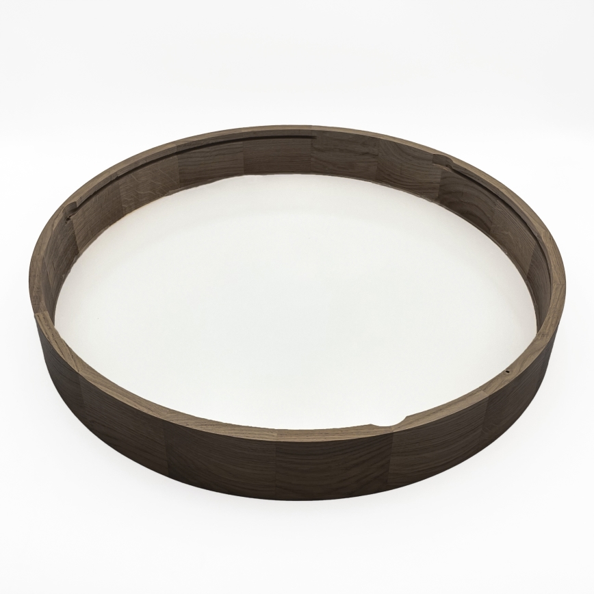 Brilagi - Φωτιστικό οροφής LED CARVALHO 4xE27/60W/230V σε απόχρωση δρυός/καρυδιάς, διάμετρος 57,5 cm