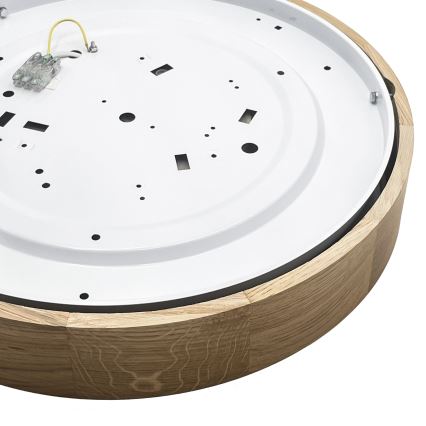 Brilagi - Φωτιστικό οροφής LED CARVALHO LED/36W/230V, σε φινίρισμα δρυός, διάμ. 47,5 cm