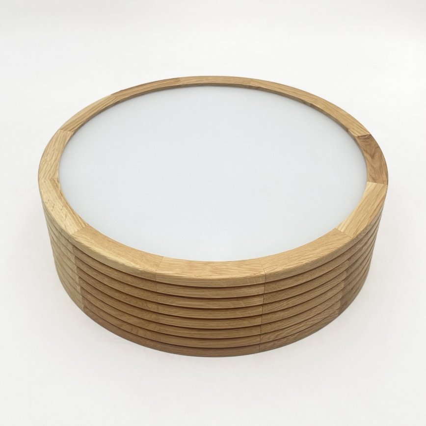 Brilagi - Φωτιστικό οροφής LED CARVALHO MODERN 1xE27/60W/230V Ø 27,5 cm σε απόχρωση δρυός