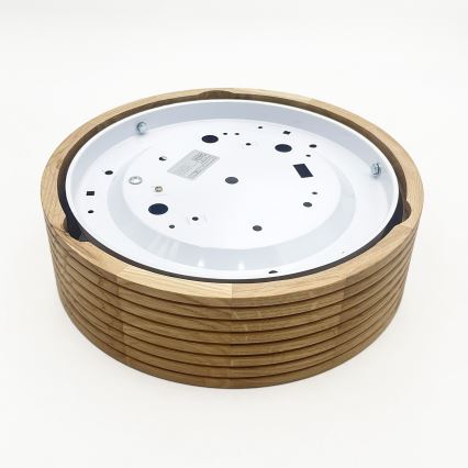 Brilagi - Φωτιστικό οροφής LED CARVALHO MODERN 1xE27/60W/230V Ø 27,5 cm σε απόχρωση δρυός