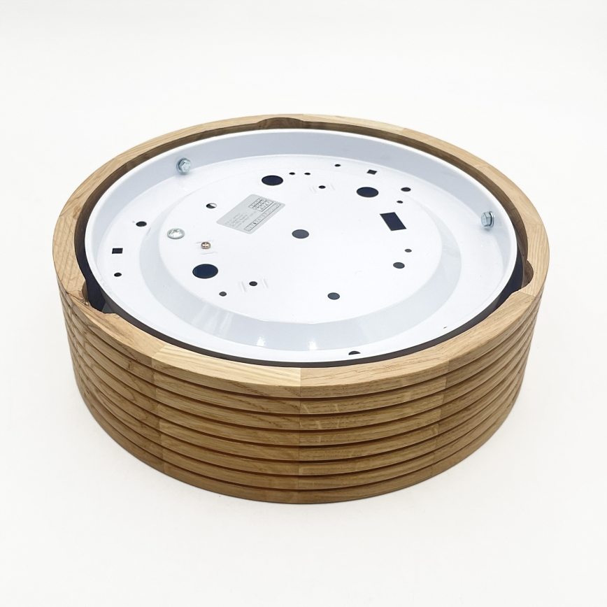 Brilagi - Φωτιστικό οροφής LED CARVALHO MODERN 1xE27/60W/230V Ø 27,5 cm σε απόχρωση δρυός