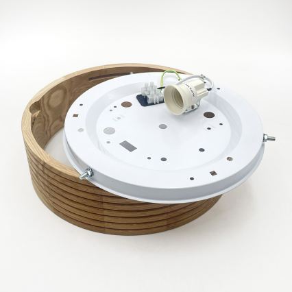 Brilagi - Φωτιστικό οροφής LED CARVALHO MODERN 1xE27/60W/230V Ø 27,5 cm σε απόχρωση δρυός