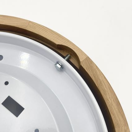 Brilagi - Φωτιστικό οροφής LED CARVALHO MODERN 1xE27/60W/230V Ø 27,5 cm σε απόχρωση δρυός