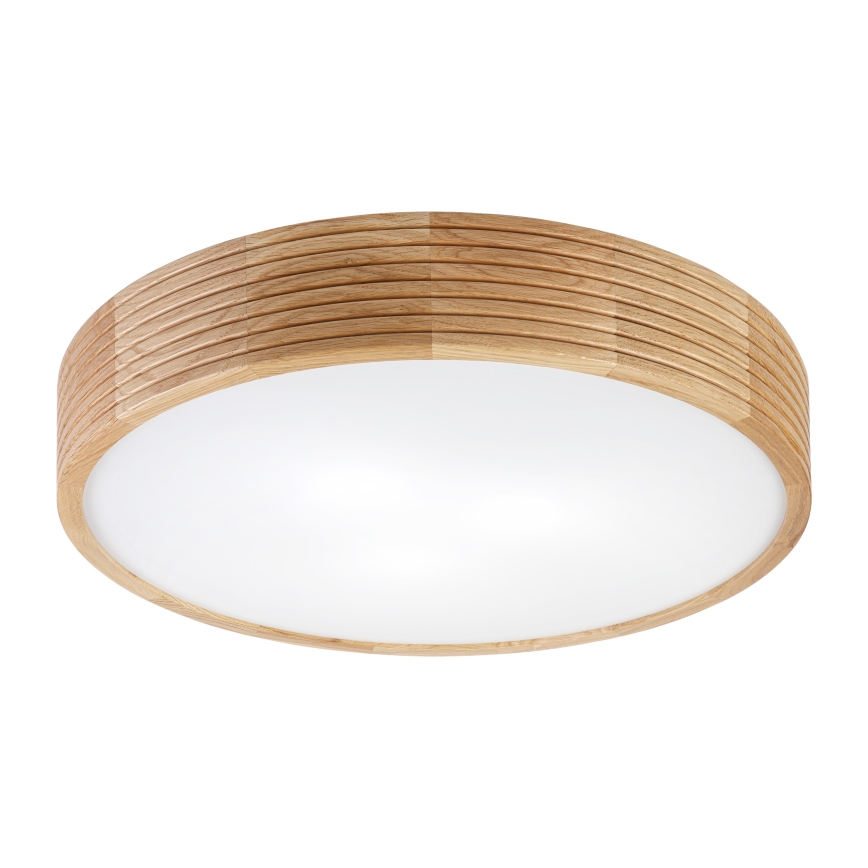 Brilagi - Φωτιστικό οροφής LED CARVALHO MODERN 3xE27/60W/230V, Ø 47,5 εκ., σε απόχρωση δρυός