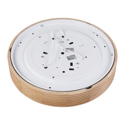 Brilagi - Φωτιστικό οροφής LED CARVALHO MODERN 3xE27/60W/230V, Ø 47,5 εκ., σε απόχρωση δρυός
