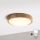 Brilagi - Φωτιστικό οροφής LED CARVALHO MODERN SLIM 1xE27/60W/230V διάμ. 27,5 cm σε απόχρωση δρυός