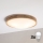 Brilagi - Φωτιστικό οροφής LED CARVALHO MODERN SLIM 3xE27/60W/230V, διάμ. 47,5 cm, σε απόχρωση δρυός