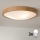 Brilagi - Φωτιστικό οροφής LED CARVALHO SLIM 3xE27/15W/230V, απόχρωση δρυός, διάμ. 47 cm