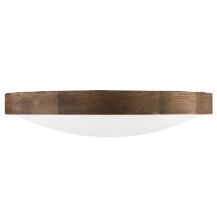 Brilagi - Φωτιστικό οροφής LED CARVALHO SLIM 3xE27/15W/230V δρυς καρυδιά διάμ. 47 cm