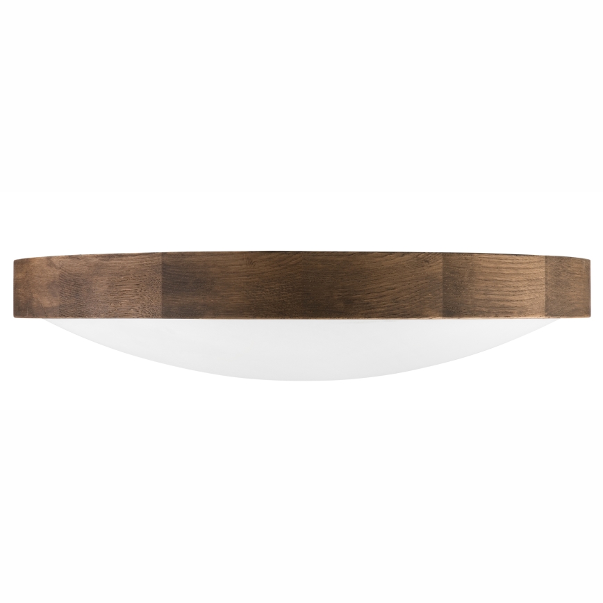 Brilagi - Φωτιστικό οροφής LED CARVALHO SLIM 3xE27/15W/230V δρυς καρυδιά διάμ. 47 cm