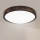 Brilagi - Φωτιστικό οροφής LED CARVALHO SLIM SMOKEY LED/36W/230V, απόχρωση δρυός, διάμ. 37,5 εκ.