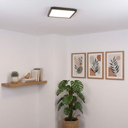Brilagi - Φωτιστικό οροφής LED ESTELA SQUARE LED/24W/230V 31x31 cm μαύρο