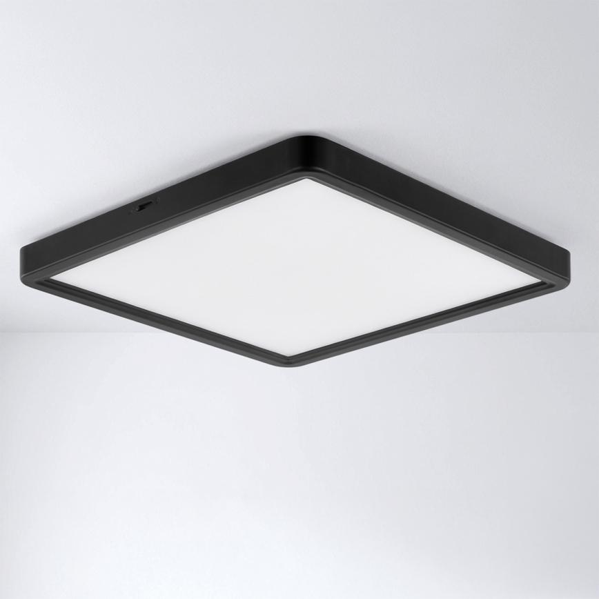 Brilagi - Φωτιστικό οροφής LED ESTELA SQUARE LED/24W/230V 31x31 cm μαύρο