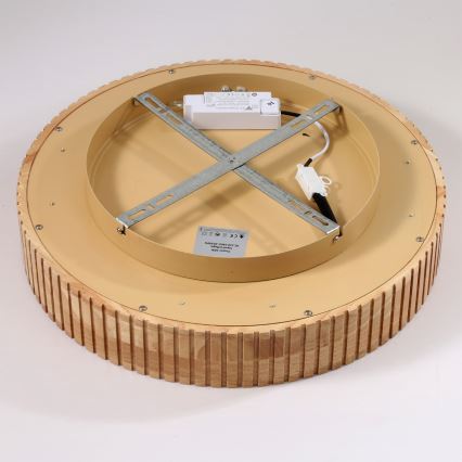 Brilagi - LED φωτιστικό οροφής FALCON WOOD MODERN LED/30W/230V 3000/4000/6000K Ø 45 cm ξύλινο