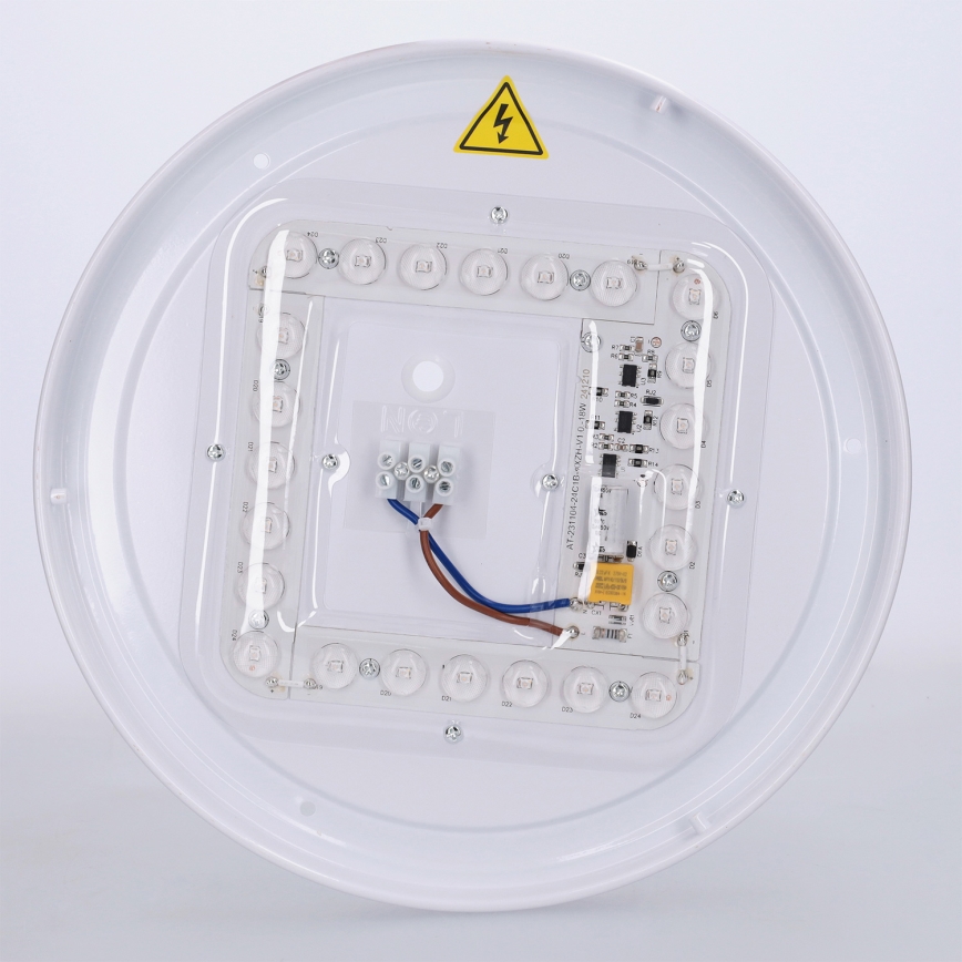 Brilagi - Φωτιστικό οροφής LED FLOCO LED/24W/230V διάμ. 30 cm σε απομίμηση ξύλου/μαύρο