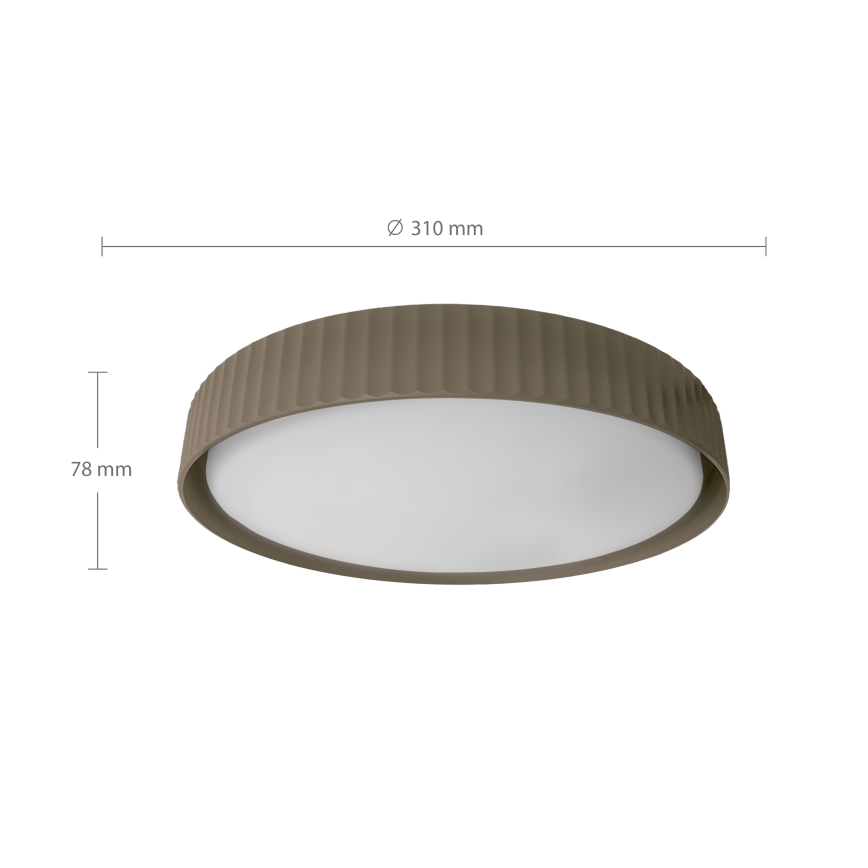 Brilagi - Φωτιστικό οροφής LED LUCIA LED/24W/230V Ø 31 cm ταουπ