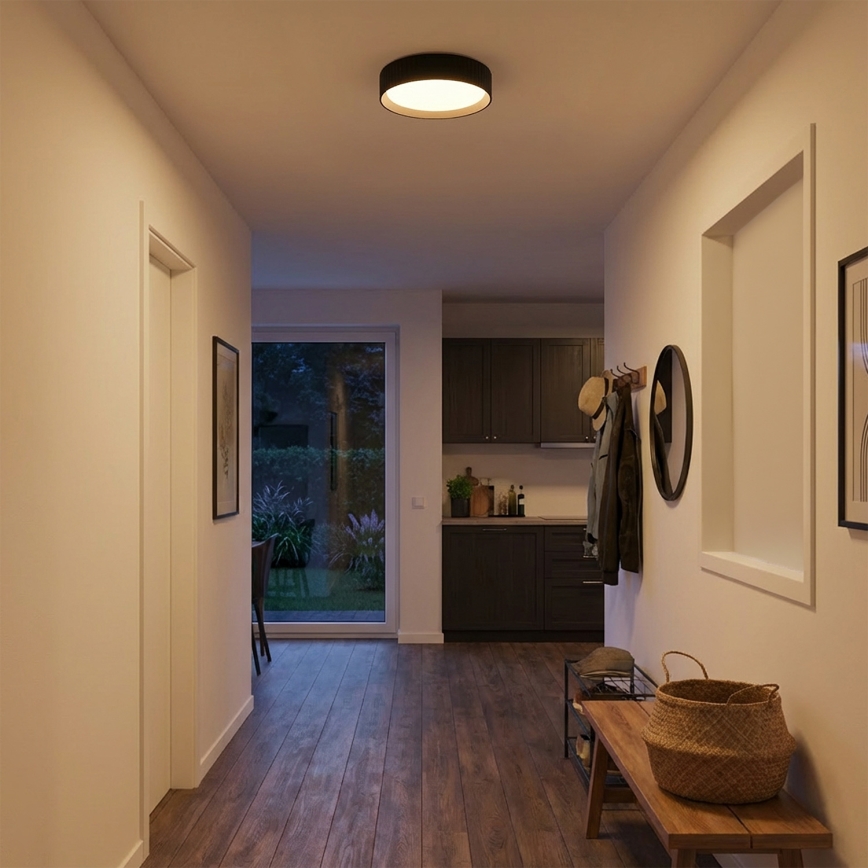 Brilagi - Φωτιστικό οροφής LED LUCIA LED/24W/230V Ø 31 cm μαύρο