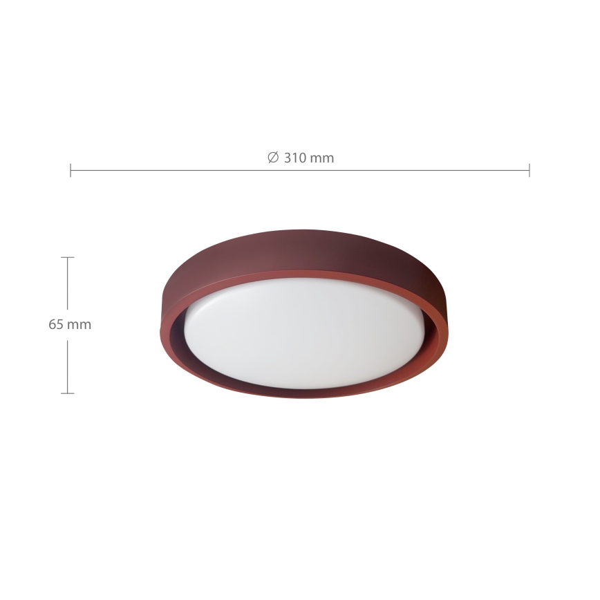 Brilagi - Φωτιστικό οροφής LED MATTEO LED/24W/230V Ø 31 cm κόκκινο
