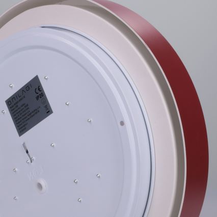 Brilagi - Φωτιστικό οροφής LED MATTEO LED/24W/230V Ø 31 cm κόκκινο
