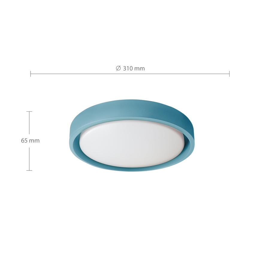 Brilagi - Φωτιστικό οροφής LED MATTEO LED/24W/230V διάμ. 31 cm τιρκουάζ