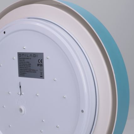 Brilagi - Φωτιστικό οροφής LED MATTEO LED/24W/230V διάμ. 31 cm τιρκουάζ