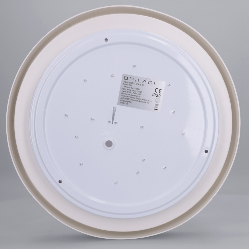Brilagi - Φωτιστικό οροφής LED MATTEO LED/24W/230V, διάμ. 31 cm, μαύρο