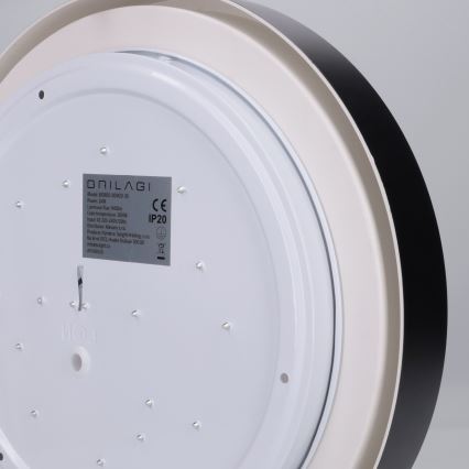 Brilagi - Φωτιστικό οροφής LED MATTEO LED/24W/230V, διάμ. 31 cm, μαύρο
