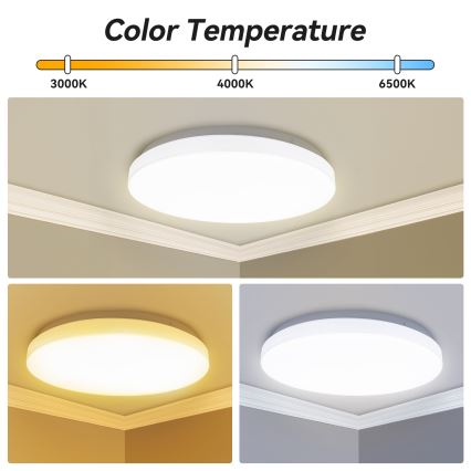 Brilagi - Φωτιστικό οροφής LED MILKY WAY LED/24W/230V 3000/4000/6500K διάμ. 38 cm