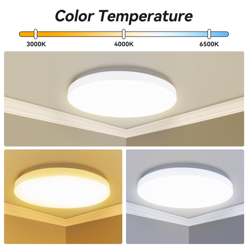 Brilagi - Φωτιστικό οροφής LED MILKY WAY LED/24W/230V 3000/4000/6500K διάμ. 38 cm