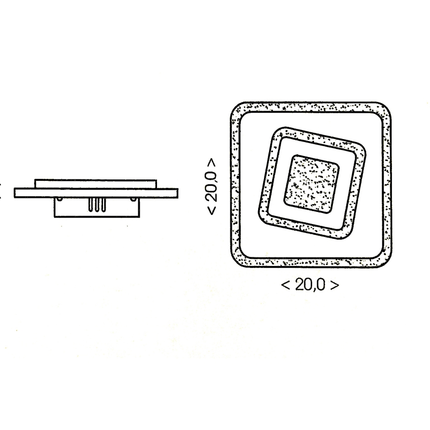 Brilagi - Φωτιστικό οροφής LED MODERN MINI LED/32W/230V 3000/4000/6000K