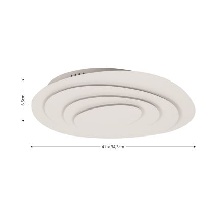 Brilagi - Ρυθμιζόμενο φωτιστικό οροφής LED MODERN MINI LED/48W/230V 3000-6000K 41x34,3 cm + τηλεχειριστήριο