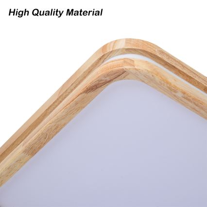 Brilagi - Φωτιστικό οροφής LED MOLINA SQUARE LED/32W/230V 3000/4000/6000K σε απόχρωση δρυός 30x30 cm