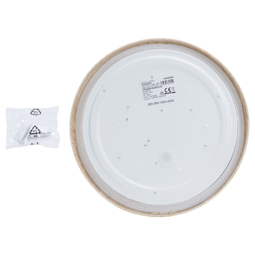 Brilagi - Φωτιστικό οροφής LED NATURA LED/12W/230V 3000K διάμ. 26,3 cm