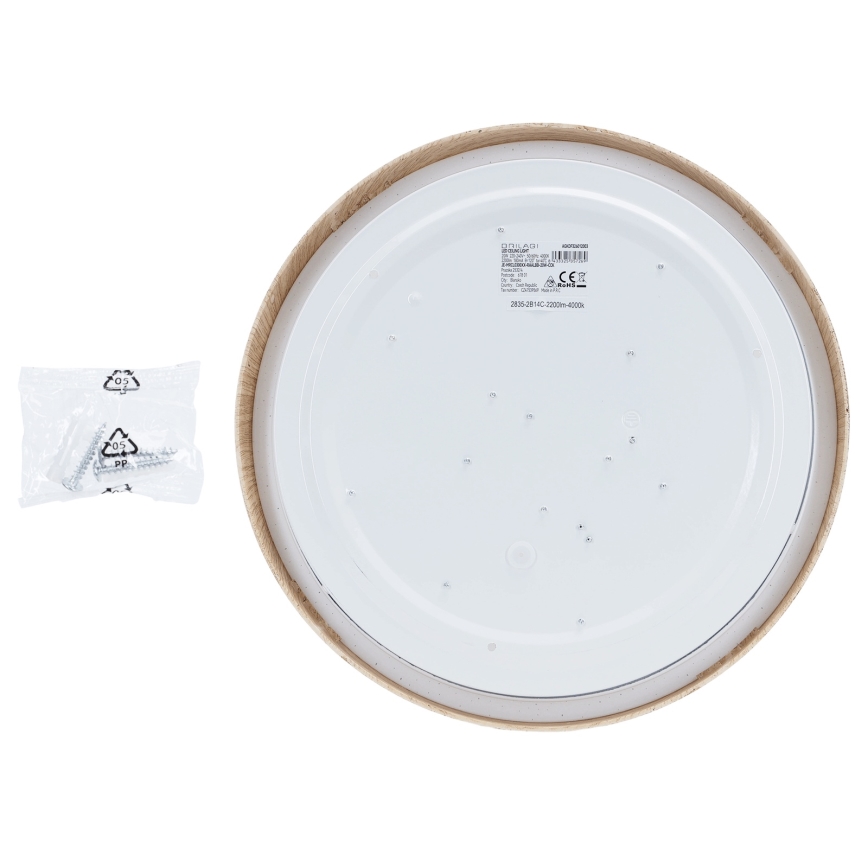 Brilagi - Φωτιστικό οροφής LED NATURA LED/20W/230V 3000K διάμ. 33,7 εκ.