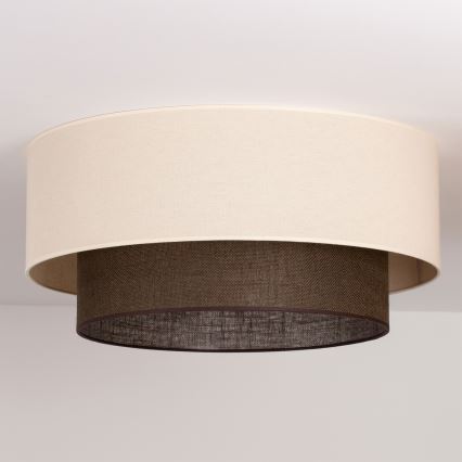 Brilagi - Φωτιστικό οροφής LED σε στιλ BOHO 3xE27/15W/230V Ø 60 cm κρεμ/καφέ